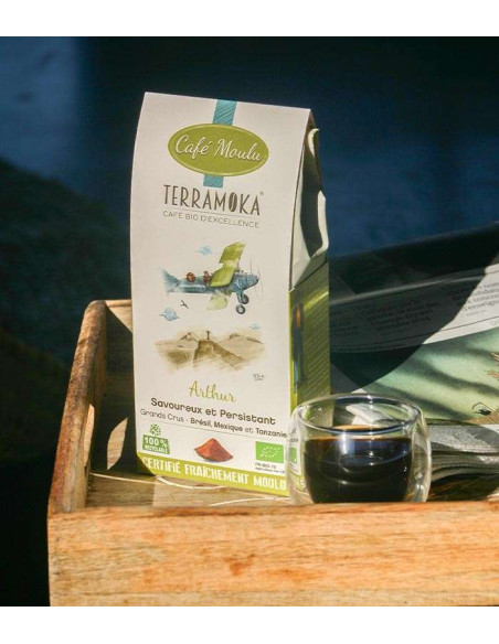 Arthur Terramoka – Moulu bio 250 g – Brésil & Tanzanie