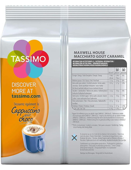 Tassimo Maxwell House Macchiato Caramel - 8 dosettes