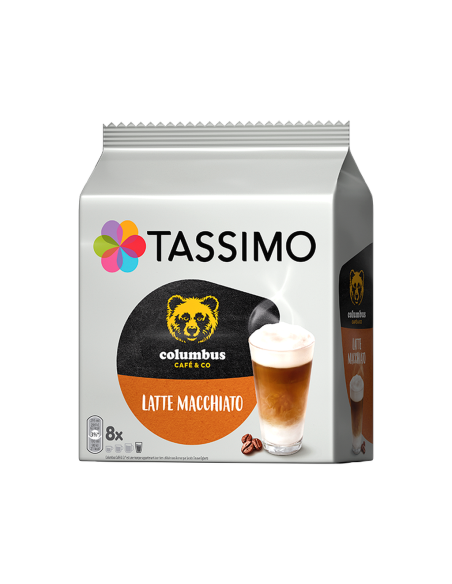 Tassimo® Columbus – Latte Macchiato – 8 dosettes