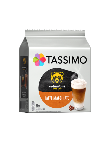 Tassimo® Columbus – Latte Macchiato – 8 dosettes